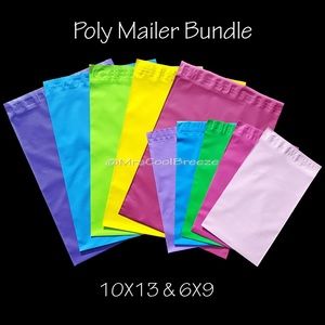 100 - 10X13 & 6X9 Poly Mailer Combo Bundle